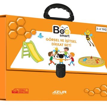 3-4 Yaş Görsel ve İşitsel Dikkat Seti-Bee Smart