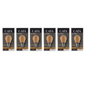 3 ADET CT 4283 Cata 4W Rustik Led Ampul Amber 2700k E27