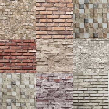 3 Boyutlu Tuğla Desenli Duvar Kağıdı