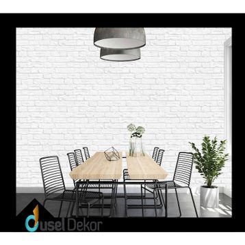 3 Boyutlu Tuğla Desenli Duvar Kağıdı