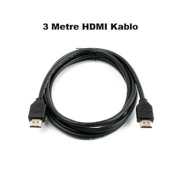 3 Metre Örgülü Hdmi Kablo