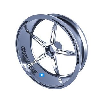 3 Parça Tasarımlı Siyah Karbon Fiber Dokulu Jant Şeridi Sticker Çınar Extreme