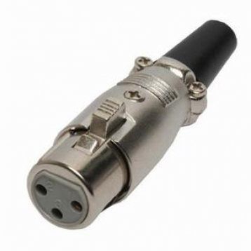 3 Pin XLR Dişi Konnektör