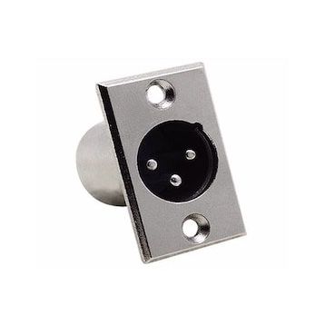 3 Pin XLR Erkek Konnektör
