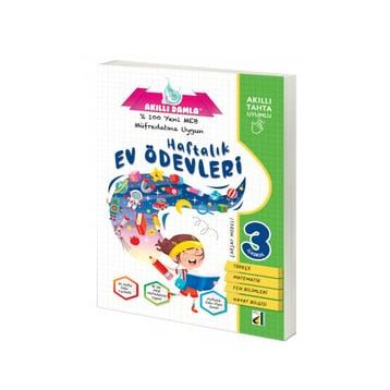 3. Sınıf Akıllı Damla Haftalık Ev Ödevleri Damla Eğitim