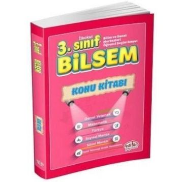 3. Sınıf Bilsem Konu Kitabı Editör Yayınları