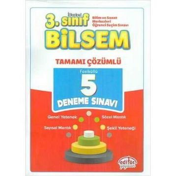 3. Sınıf Bilsem Tamamı Çözümlü 5 Deneme