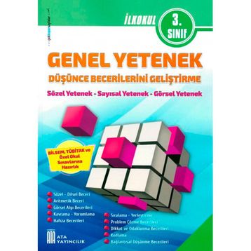 3. Sınıf Genel Yetenek Düşünce Becerilerini Geliştirme-Ata Yayınları