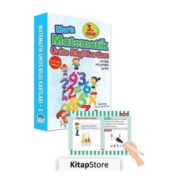 3. Sınıf Matematik Ünite Bilgi Kartları