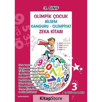 3. Sınıf Olimpik Çocuk Bilsem - Kanguru - Olimpiyat Zeka Kitabı Tamamı Çözümlü - Kollektif