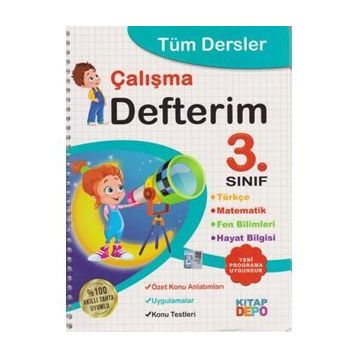 3. Sınıf Tüm Dersler Çalışma Defterim Kitap Depo Yayınları