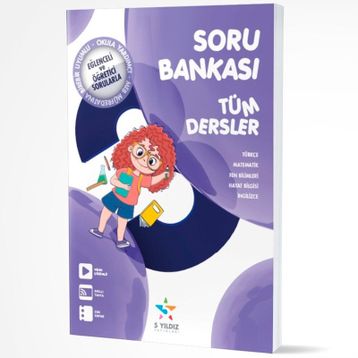 3. Sınıf Tüm Dersler Soru Bankası - 5 Yıldız Yayınları