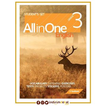 3. Sınıflar İçin İngilizce All in One Grade 3 Tudem