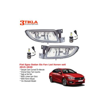 3 Tıkla Fiat Egea Sedan 2018 Sis Farı Takımı LED Xenon Set