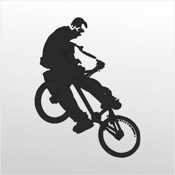 30 cm Bisiklet Folyo Sticker