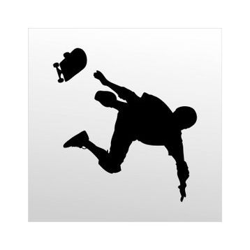 30 cm Kaykaycı Folyo Sticker