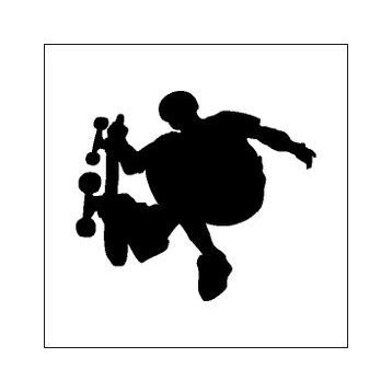 30 cm Kaykaycı Folyo Sticker