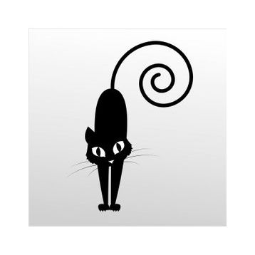 30 cm Kedi Folyo Sticker