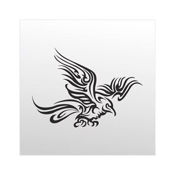 30 cm Kuş Deseni Folyo Sticker