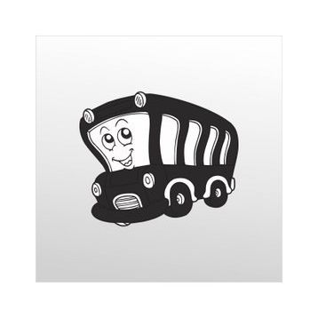 30 cm Minibüs Folyo Sticker