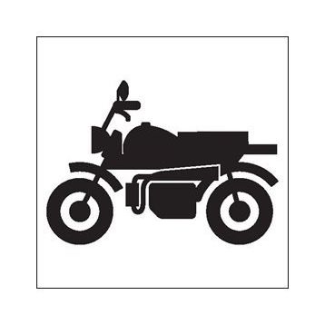30 cm Motorsiklet Folyo Sticker