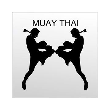 30 cm Muay Thai Folyo Sticker