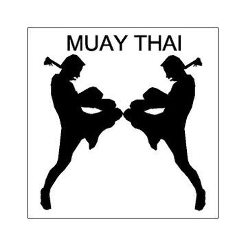 30 cm Muay Thai Folyo Sticker