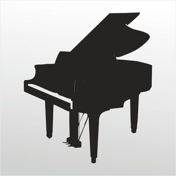 30 cm Piyano Folyo Sticker