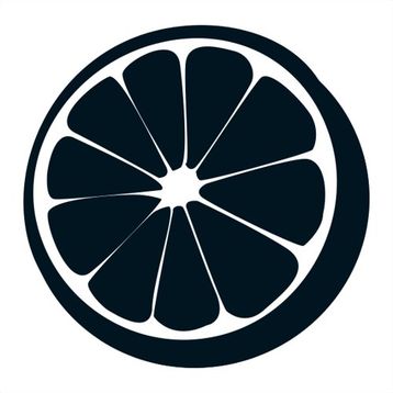 30 cm Portakal Folyo Sticker