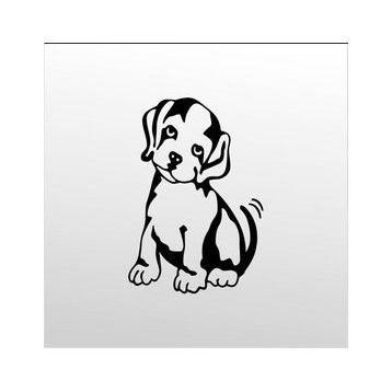 30 cm Yavru Köpek Folyo Sticker
