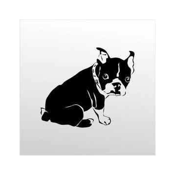 30 cm Yavru Köpek Folyo Sticker