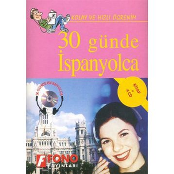 30 GÜNDE İSPANYOLCA KITAP+4 CD - KOMISYON