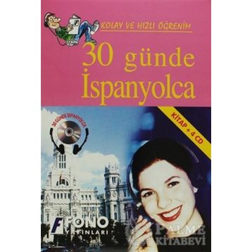 30 GÜNDE İSPANYOLCA KITAP+4 CD - KOMISYON