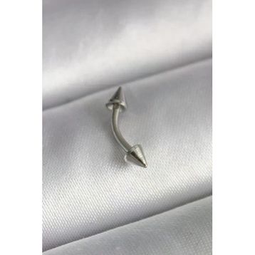 316l Çelik Gümüş Renk Çivi Model Piercing