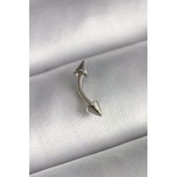 316l Çelik Gümüş Renk Çivi Model Piercing