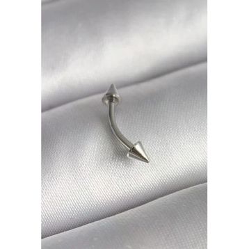 316l Çelik Gümüş Renk Çivi Model Piercing