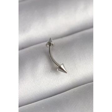 316l Çelik Gümüş Renk Çivi Model Piercing