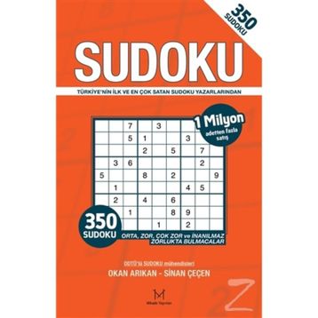 350 Sudoku (Turuncu Kapak) -Okan Arıkan