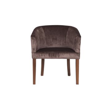 3A Mobilya Bitter Brown Oval Berjer