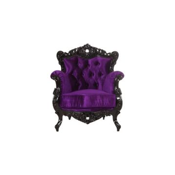3A Mobilya Black And Purple Berjer