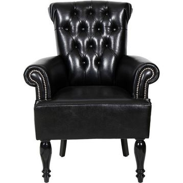 3A Mobilya Dark Black Berjer