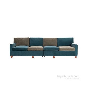 3A Mobilya Green Cosmo 4'lü Yeşil Kanepe