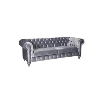 3A Mobilya Grey Chesterfield