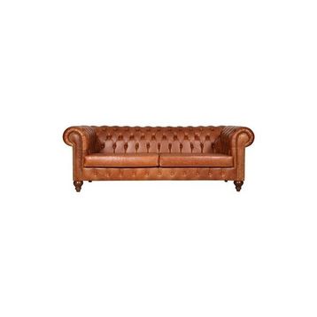 3A Mobilya Hakiki Deri Nappa Chesterfield