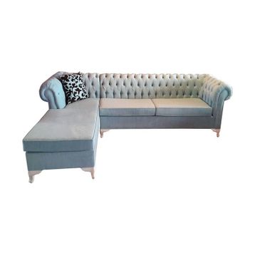 3A Mobilya L Kanepe Chesterfield