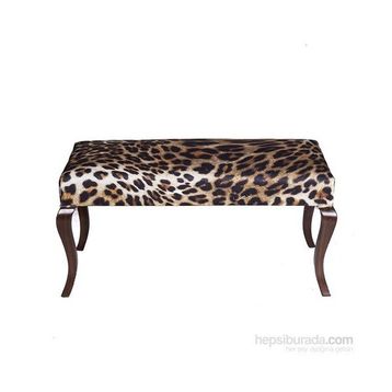 3A Mobilya Leopar Desenli Puf