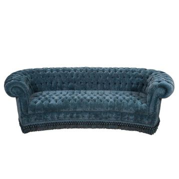 3A Mobilya Petreol Green Chesterfield