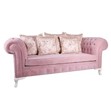 3A Mobilya Pink Dream Chesterfield Kanepe