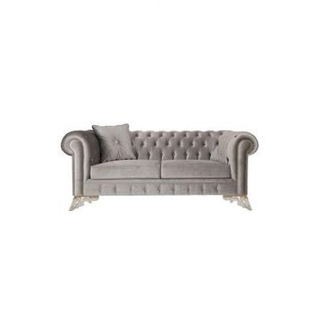 3A Mobilya Silver Chesterfield