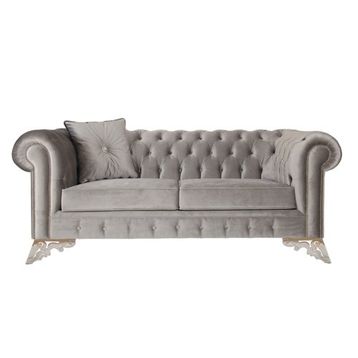 3A Mobilya Silver Chesterfield